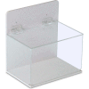 TrippNT 51043 Large Lab Supply Box with Lid, 9"W x 6"D x 9"H, White/Clear