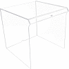 TrippNT Small Clear Acrylic Equipment Draft Shield, 13"W x 14"D x 13"H