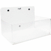 TrippNT™ Small Lab Box with Magnetic Mount, 9"W x 6"D x 6"H, White/Clear
