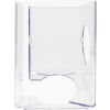 TrippNT&#153; 51141 Single Two Sided Clear Glove Box Holder, PETG Plastic, 11"W x 4"D x 5"H