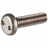 10-24 x 1-1/2" Security Machine Screw - Pan Spanner Head - 18-8 Stainless Steel - FT - UNC - 100 Pk