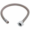 Brasscraft B1-12DLF Toilet Supply 3/8 In. Compression X 7/8 In. Ballcock X 12 In. - Stainless Steel