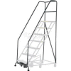 42"H CAL-OSHA Handrail/Base Kit- 10 To 12 Step, Yellow - GRCAL1012-Y