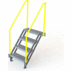 U-Design Max-Access Aluminum Work Platforms - 4 Step 40"H 50 Deg. Stair Unit - UAP0450
