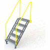 U-Design Max-Access Aluminum Work Platforms - 5 Step 50"H 50 Deg. Stair Unit - UAP0550
