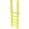 U-Design Max-Access Aluminum Work Platforms - 6 Step 60"H 90 Deg. Stair Unit - UAP0690