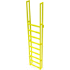 U-Design Max-Access Aluminum Work Platforms - 10 Step 100"H 90 Deg. Stair Unit - UAP1090