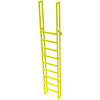U-Design Max-Access Aluminum Work Platforms - 11 Step 110"H 90 Deg. Stair Unit - UAP1190