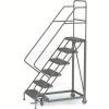 6 Step Configurable Forward Descent Rolling Ladder - Grip Strut Tread UKDEC106242
