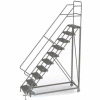 10 Step Configurable Forward Descent Rolling Ladder - Grip Strut Tread UKDEC110242