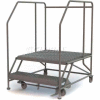Mobile 2 Step Steel 36"W X 36"L Work Platform Ladder - 800 Lb. Capacity - WLWP123636SL