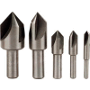 Made in USA HSS 3 Flute Center Reamer Countersink Set 82° 1/4" - 3/4"