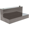 92 Gallon Full Size L-Shape Liquid Storage Tank - Black 73592