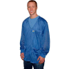 Transforming Technologies ESD Jacket, V-Neck, Knit Cuff, Light Blue, X-Large