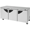 Turbo Air TUR-72SD Super Deluxe Series - Undercounter Refrigerator 72-2/3"W - 3 Door