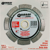 4" Quasar Tuckpointer "Silver" Segmented Diamond Blade