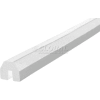 Knuffi Shelf Bumper Guard, Type BB, 196-3/4"L x 1-1/2"W x 1-1/2"H, White, 60-6820-1