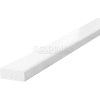 Knuffi Surface Bumper Guard, Type D, 196-3/4"L x 2"W x 13/16"H, White, 60-6730-1