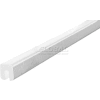 Knuffi Shelf Bumper Guard, Type G, 196-3/4"L x 1-1/16"W x 1-1/4"H, White, 60-6760-1