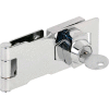 Prime-Line® Keyed Hasp, U 9951, 4"W, Chrome Plated