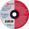 United Abrasives - Sait 23072 Cut Off Wheel Type 1 A60T 4" x .035" x 1/4" 60 Grit Aluminum Oxide - Pkg Qty 100