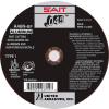 United Abrasives - Sait 23316 Cut Off Wheel Type 1 A46N 6" x .045" x 7/8" 46 Grit Aluminum Oxide - Pkg Qty 50