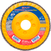 United Abrasives - Sait 72227 Ovation Attacker Flap Disc T27 5"x 7/8" 40 Grit Ceramic - Pkg Qty 10