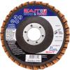United Abrasives - Sait 77721 Grind/Finish Flap Disc T29 4-1/2 " x 7/8" 80 Grit Coated & Non-Woven - Pkg Qty 10