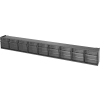 Bott 02513016.19 Tilt Bins 23-5/8" X 2-1/2" X 3-1/8" (9) Bins With Perfo Panel Fixing Bracket, Grey