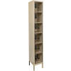 Hallowell UESVP1258 Safety-View Plus Locker w/DigiTech Lock 12x15x12 - 6 Tier 1W - Assembled - Tan