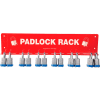 Accuform KCC716 Padlock Shelf Rack, 24-36 Padlock Capacity, Steel