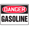 Accuform MCHL245VP Danger Sign, Gasoline, 14"W x 10"H, Plastic