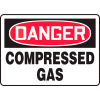 Accuform MCPG104VP Danger Sign, Compressed Gas, 14"W x 10"H, Plastic