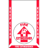 Accuform PSR529 Slip-Gard™ Floor Marking Kit - Fire Extinguisher, Keep Clear