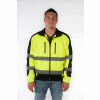 Utility Pro Hi-Vis Full Zip Jacket, ANSI Class 3, L, Yellow/Black