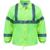 Utility Pro Hi-Vis Nylon Windbreaker, ANSI Class 2, XL, Lime