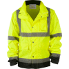 Utility Pro High-Visibility Rain Jacket, ANSI Class 3, L, Yellow/Black