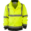 Utility Pro™ High-Visibility Rain Jacket, ANSI Class 3, L, Yellow/Black