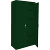 Steel Cabinets USA All Adjustable All-Welded Storage Cabinet, 36"Wx18"Dx72"H, Hunter Green