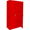 Steel Cabinets USA Magnum Series All-Welded Storage Cabinet, 36"Wx24"Dx72"H, Red