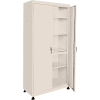 Steel Cabinets USA AAHL-36RBAM-P Antimicrobial Bookcase All-Welded 36"Wx18"Dx76"H Putty
