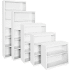 Steel Cabinets USA BCA-365218-W Bookcase All-Welded 36"Wx18"Dx52"H White
