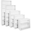 Steel Cabinets USA All-Welded Bookcase, 36"Wx13"Dx72"H, White