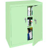 Steel Cabinets USA Counter High All-Welded Storage Cabinet, 36"Wx18"Dx42"H, Pastel Green