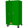 Steel Cabinets USA MAAH-3624RB-L-GRN Mobile Cabinet All-Welded 36"Wx24"Dx60"H Leaf Green
