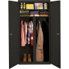 Steel Cabinets USA W-367224DS-C Wardrobe Cabinet All-Welded 36"Wx24"Dx72"H Charcoal