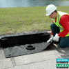 UltraTech 9163 Ultra-Inlet Guard Plus®, Curb-Style, Oil & Sediment, 24''x 24"