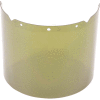 MSA V-Gard® Visor, PC, Shade 3 IR, Molded, 8"W x 17"L x .098"H - Pkg Qty 5