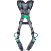 V-FIT™ 10194887 Harness, Back/Hip/Shoulder D-Rings, Quick-Connect Leg Straps,Super Extra Large