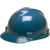 MSA V-Gard® Hard Hats, Front Brim, Fas-Trac® Suspension, Blue, 475359